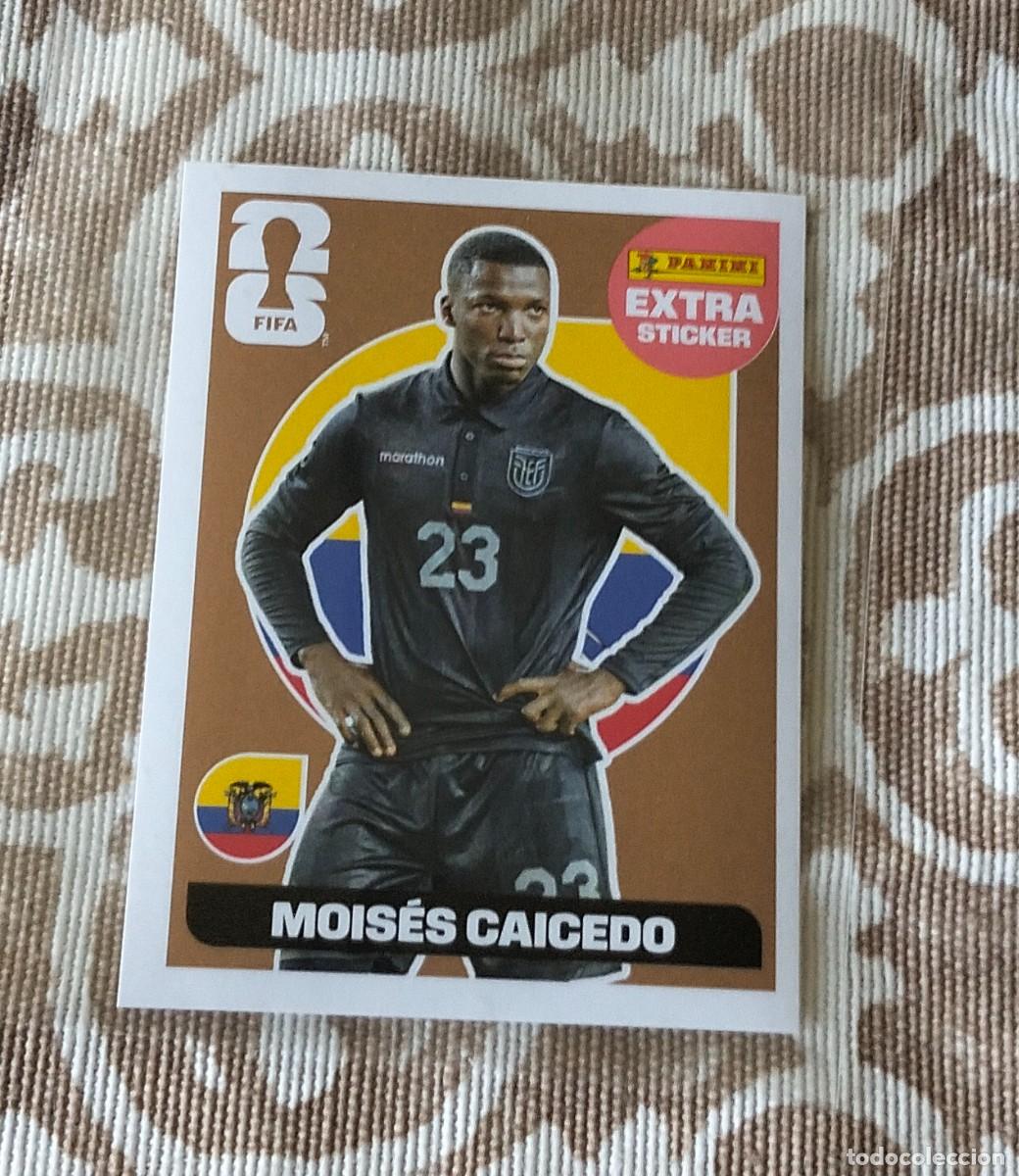 Fu&szlig;ball-Sticker: Extra sticker bronce mundial 2026 Mois&eacute;s Caicedo
