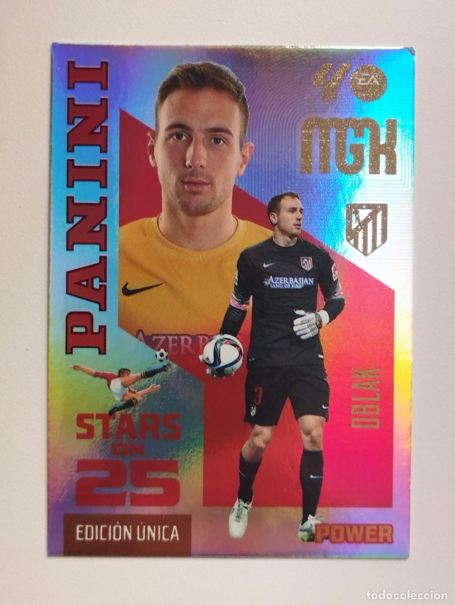 Fu&szlig;ball-Sticker: CROMO 2026 2027 MEGACRACKS 27 26 MGK STARS ON 25 POWER JAN OBLAK 447P ATLETICO DE MADRID