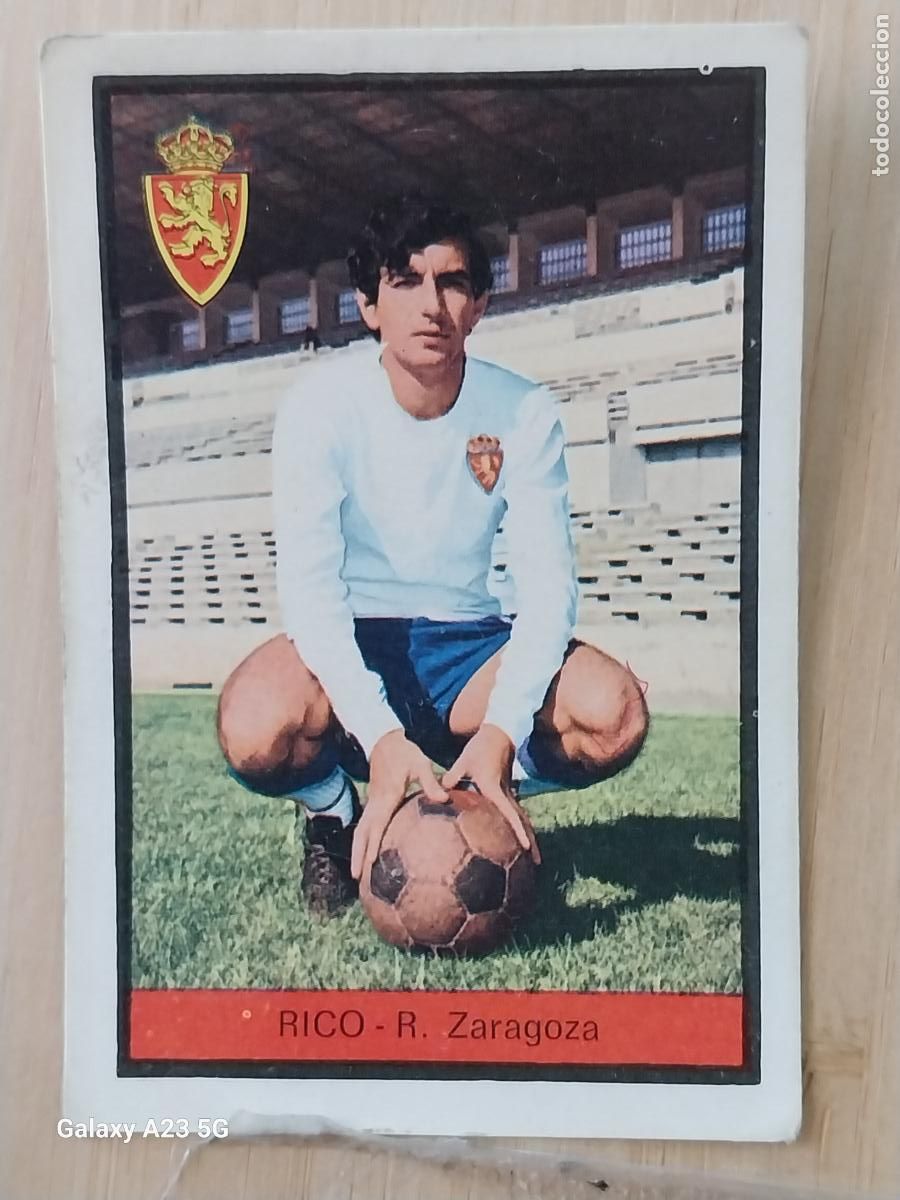 Fu&szlig;ball-Sticker: RICO ZARAGOZA ED FHER LIGA 1972 72 73 CROMO ORGINAL SIN PEGAR NUNCA