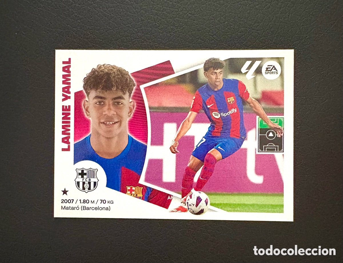 Cromos de f&uacute;tbol: NUEVO DE SOBRE Liga este Barcelona 20 LAMINE YAMAL 2024-25 24 25