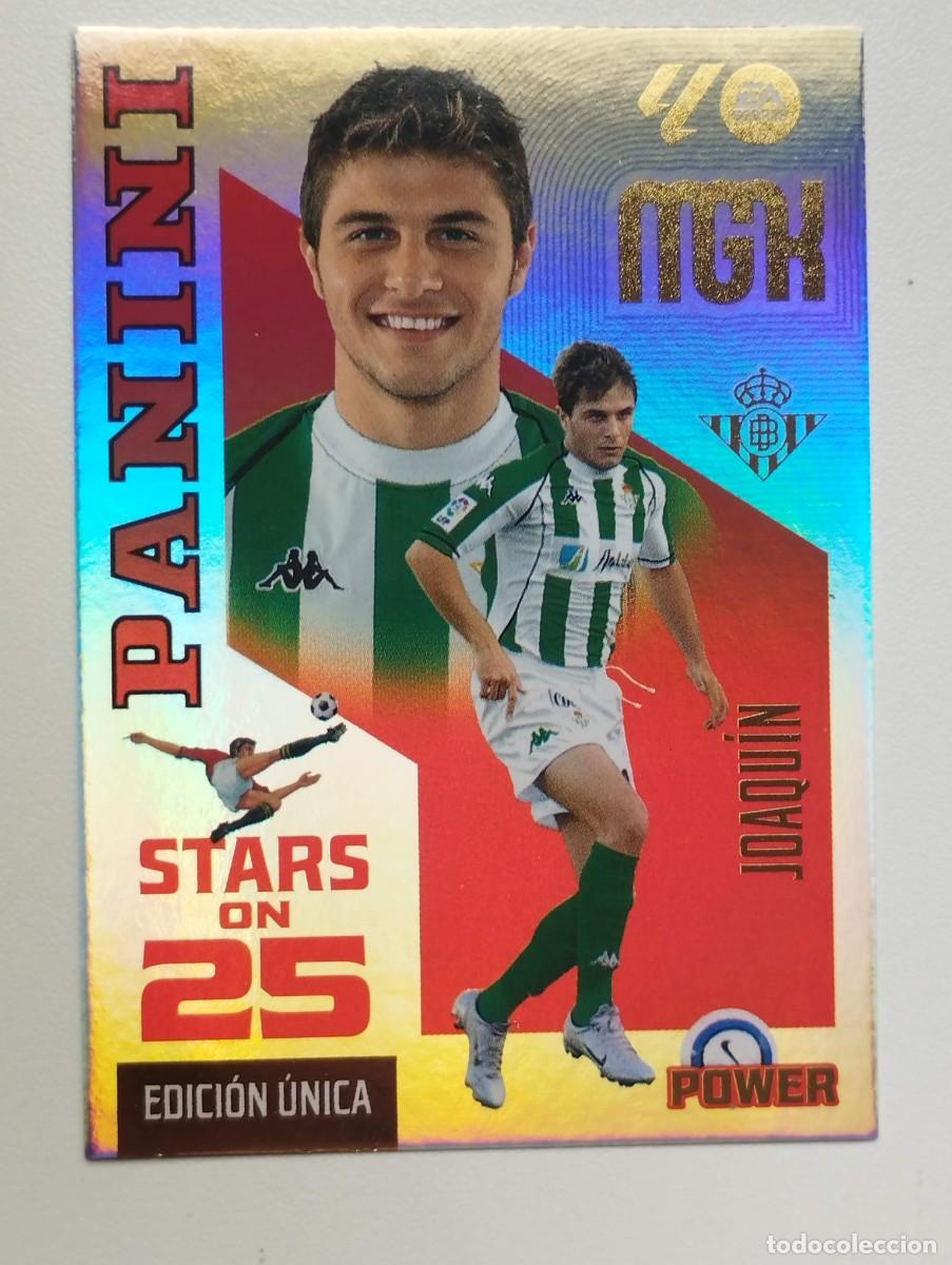 Cromos de f&uacute;tbol: CROMO 2026 2027 MEGACRACKS 27 26 MGK STARS ON 25 POWER JOAQUIN 431 BETIS