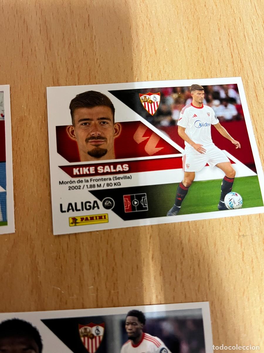 Cromos de f&uacute;tbol: LIGA ESTE 2026 2027 26 27 PANINI N&ordm; 7 KIKE SALAS SEVILLA