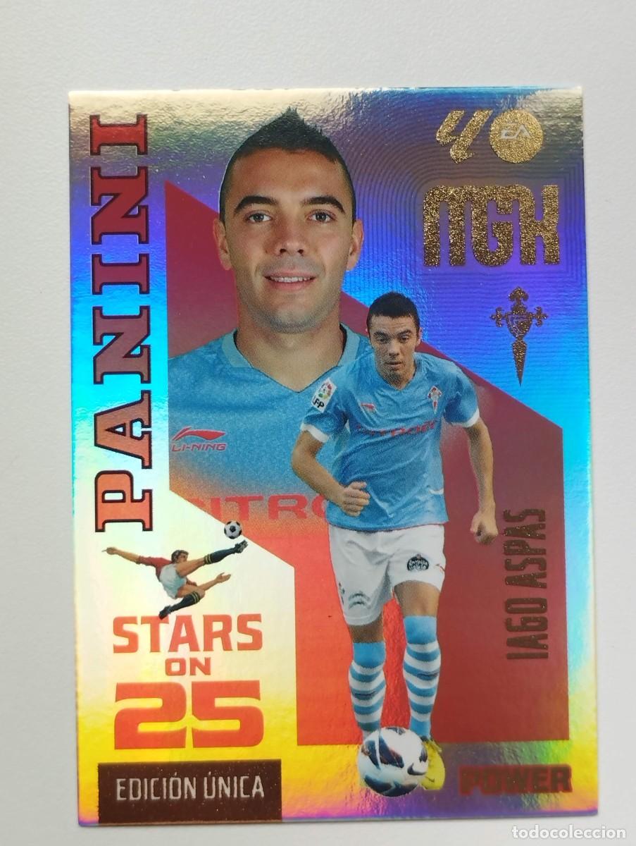 Cromos de f&uacute;tbol: CROMO 2026 2027 MEGACRACKS 27 26 MGK STARS ON 25 POWER IAGO ASPAS 444P CELTA DE VIGO