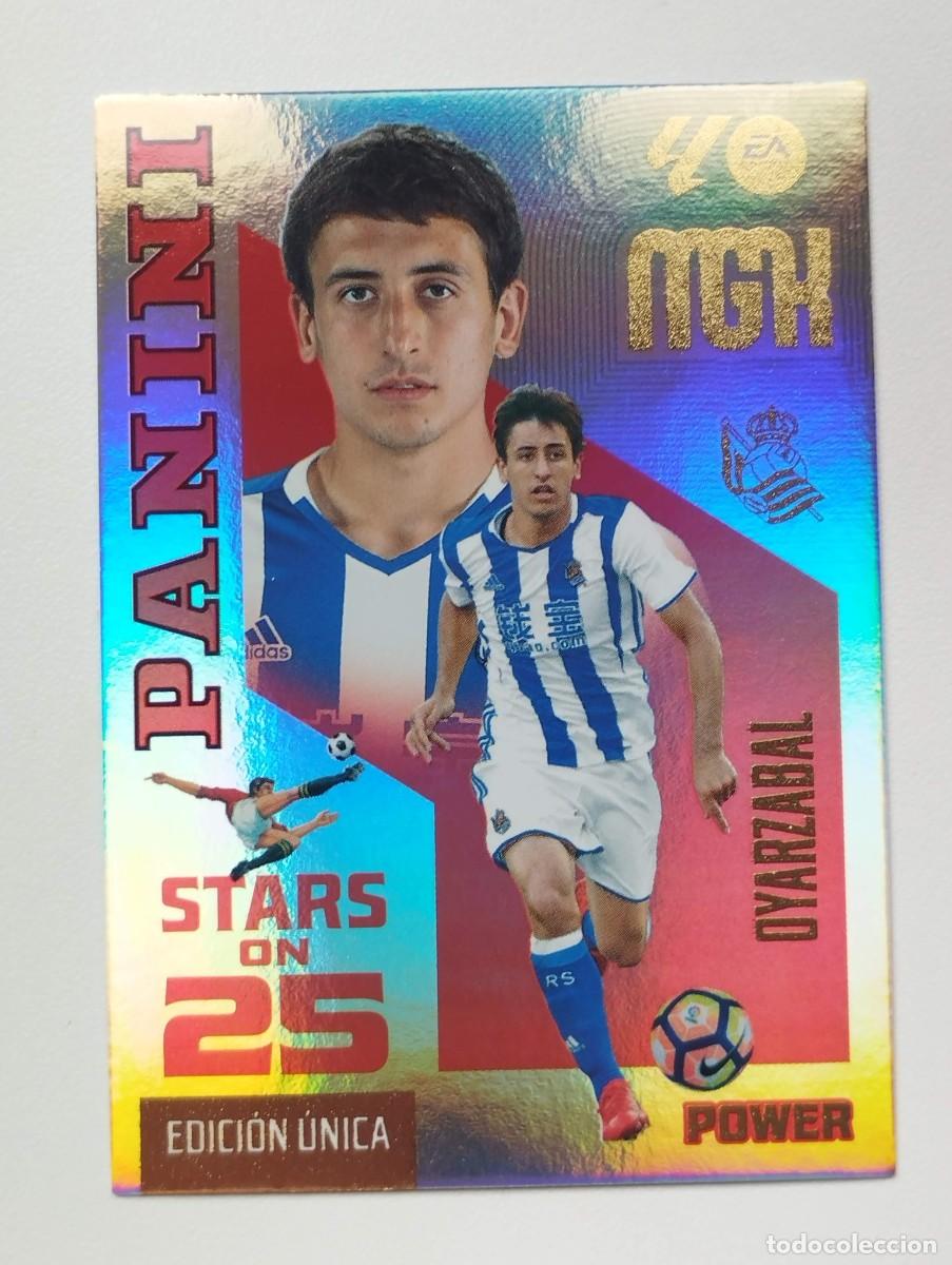 Cromos de f&uacute;tbol: CROMO 2026 2027 MEGACRACKS 27 26 MGK STARS ON 25 POWER OYARZABAL 448P REAL SOCIEDAD