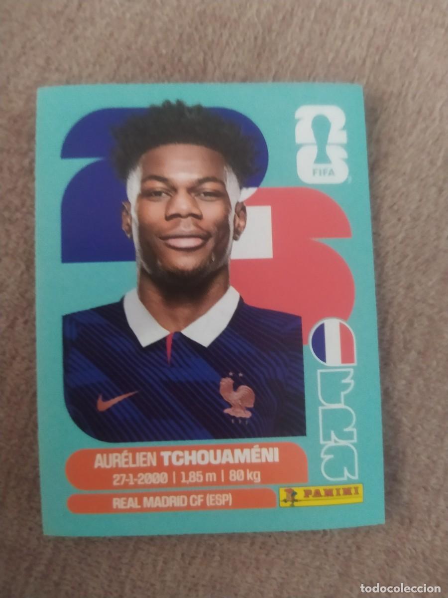 Cromos de f&uacute;tbol: FRA 09 FRA9 Aurelien TCHOUAMENI 9 Francia Mundial 2026 Panini