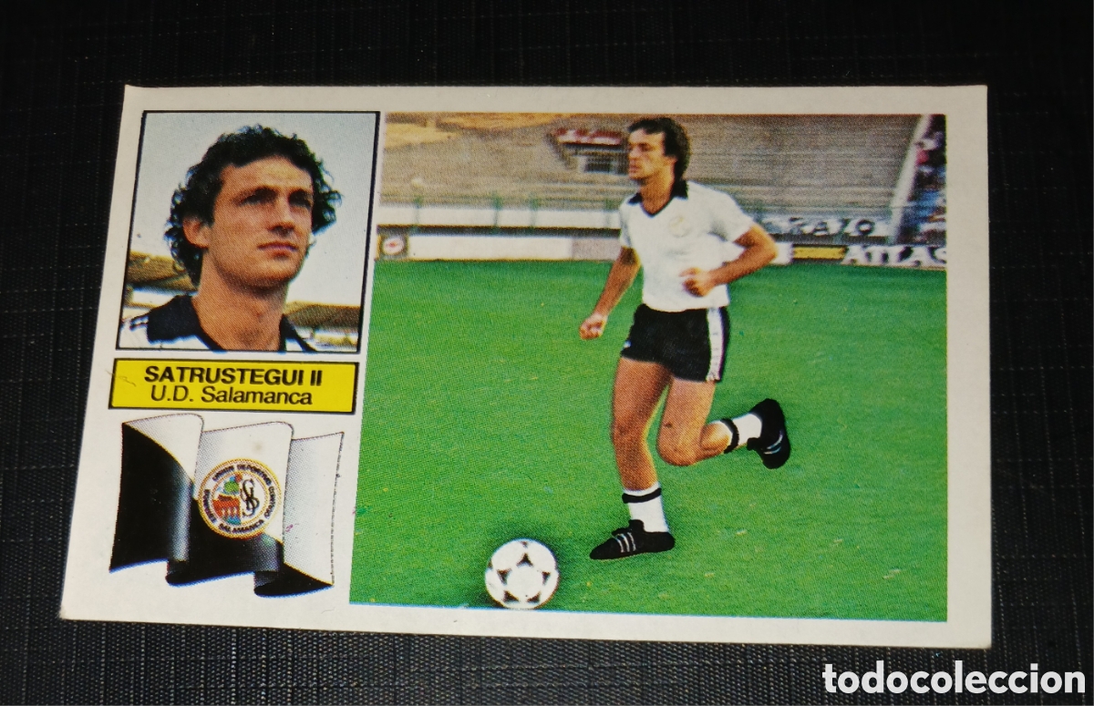 Fu&szlig;ball-Sticker: Cromo fichaje coloca Satrustegui II U.D. Salamanca Ed. Este Liga 1982 1983 82-83 Sin pegar