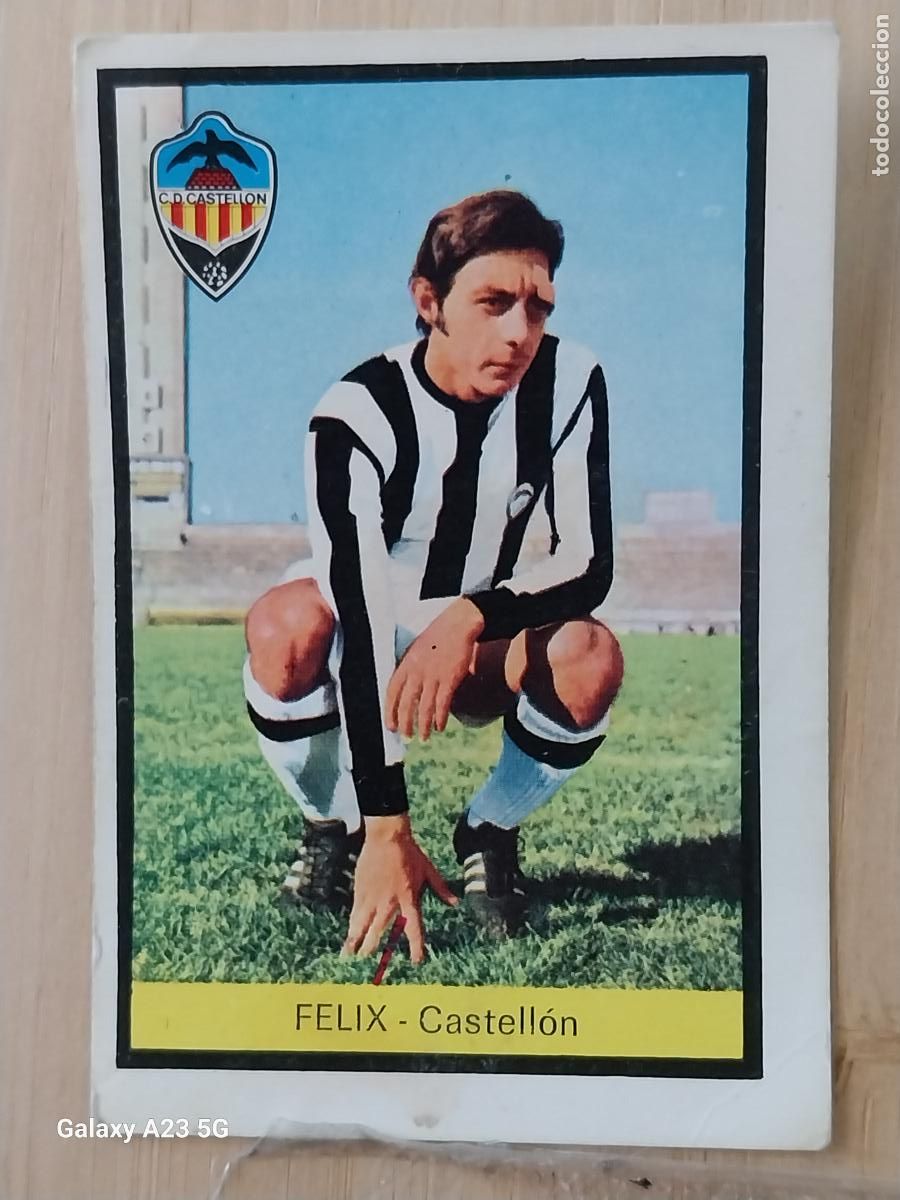 Figurine di Calcio: FELIX CASTELLON ED FHER LIGA 1972 72 73 CROMO ORGINAL SIN PEGAR NUNCA