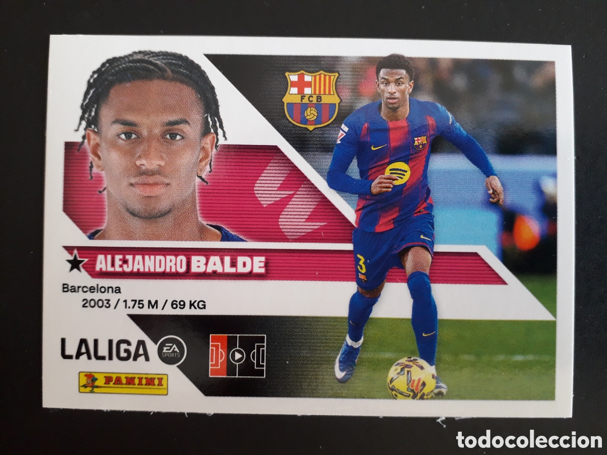 Fu&szlig;ball-Sticker: BALDE FC BARCELONA N&deg; 10 ED ESTE 2026 2027 26 27 SIN PEGAR PEDIDO M&Iacute;NIMO 3&euro;