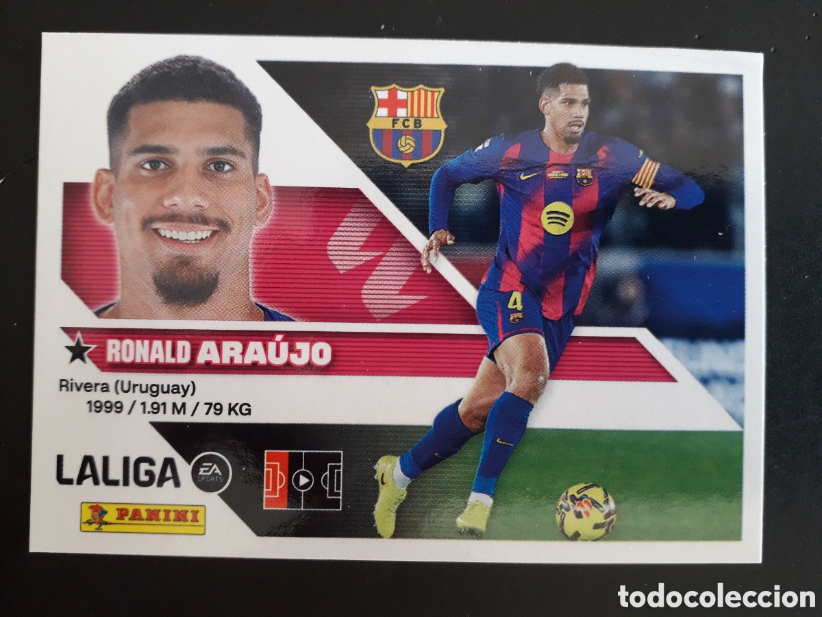 Cromos de f&uacute;tbol: ARA&Uacute;JO FC BARCELONA N&deg; 6A ED ESTE 2026 2027 26 27 SIN PEGAR PEDIDO M&Iacute;NIMO 3&euro;