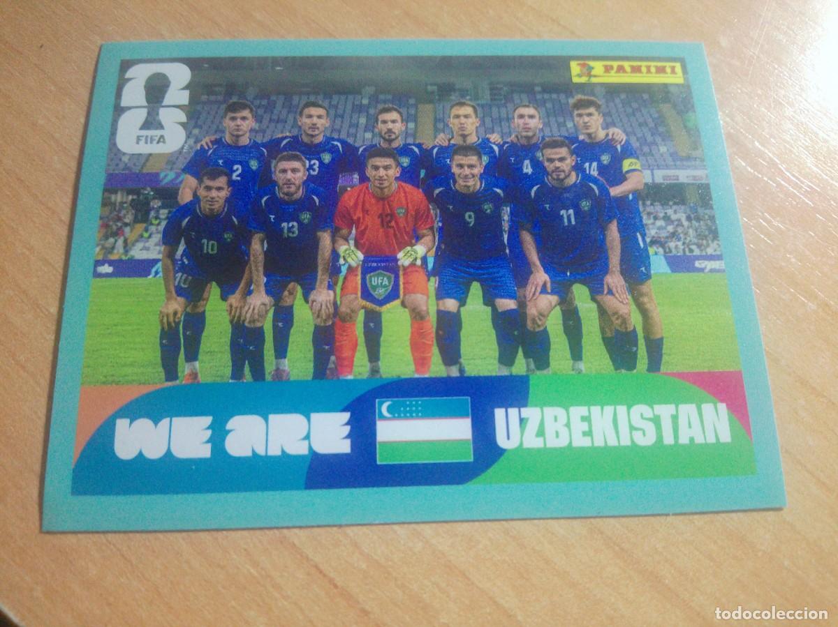 Figurine di Calcio: UZB 13 SELECCION UZBEKISTAN MUNDIAL FIFA WORLD CUP 2026 26 PANINI STICKERS NUEVO