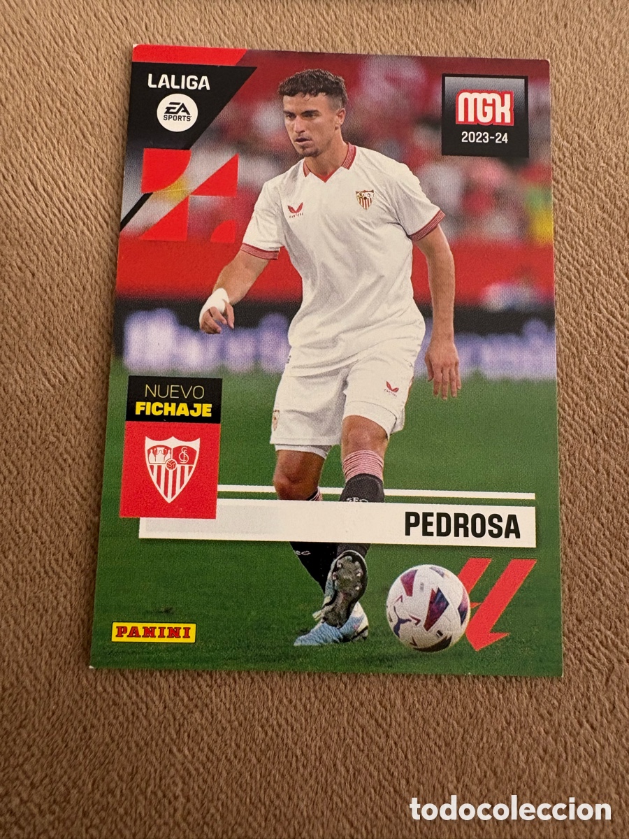 Cromos de f&uacute;tbol: 452 PEDROSA SEVILLA PANINI MEGACRACKS 2023 2024 CROMO FUTBOL 23 24 - A207 PG10 FICHAJE