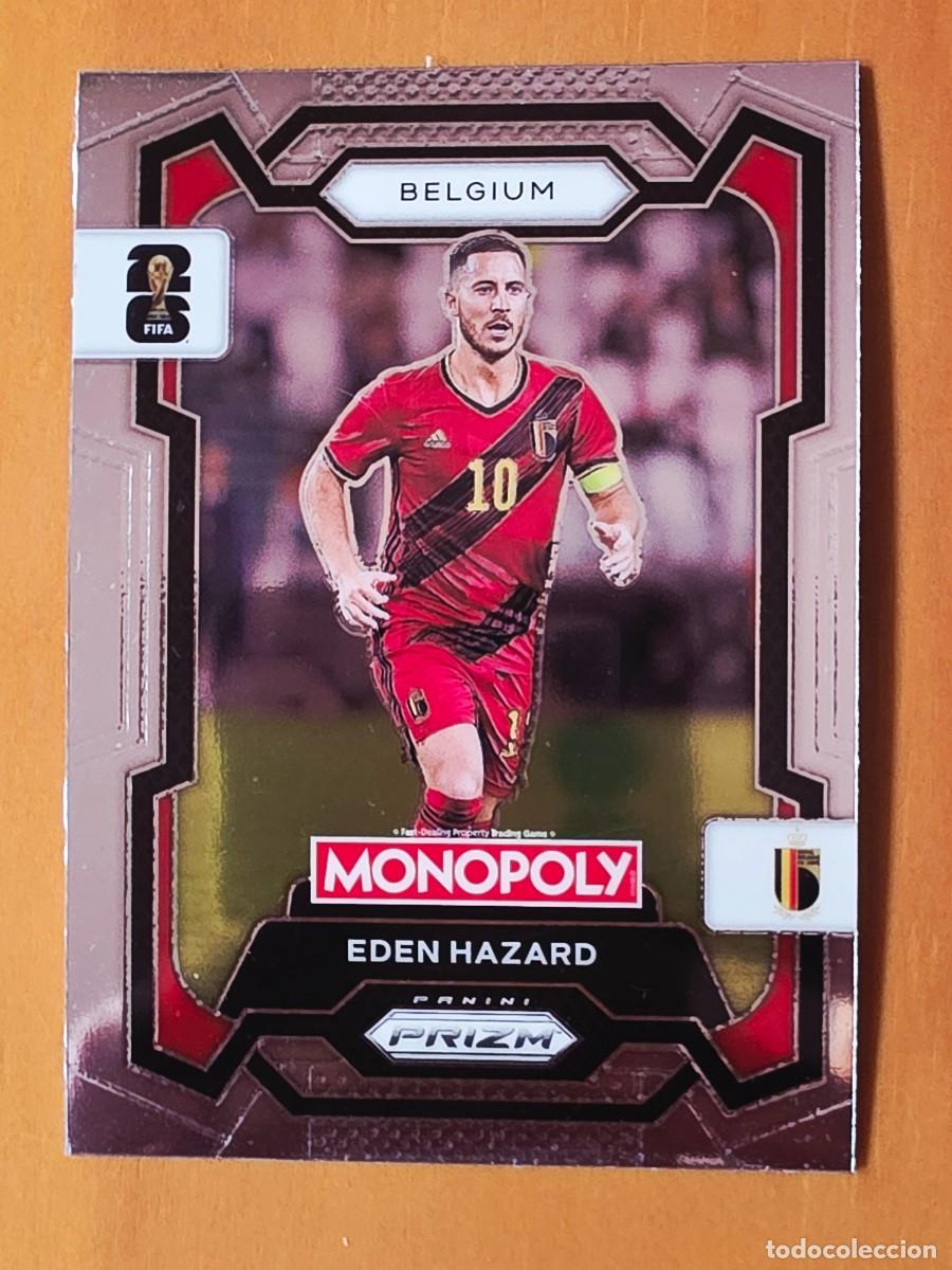 Cromos de f&uacute;tbol: No. 66 Eden Hazard, B&eacute;lgica, Panini Prizm World Cup 2026 Monopoly Mundial 26