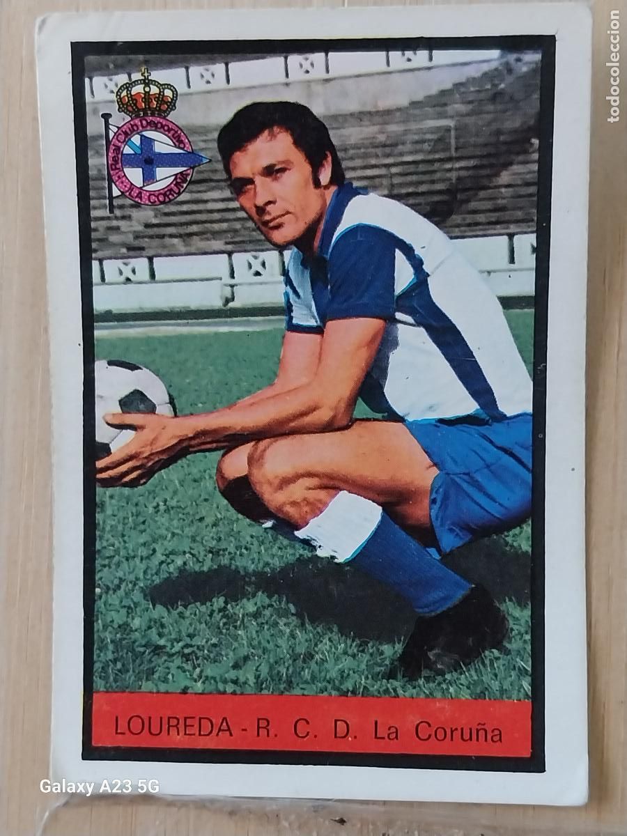 Cromos de f&uacute;tbol: LOUREDA DEPORTIVO CORU&Ntilde;A ED FHER LIGA 1972 72 73 CROMO ORGINAL SIN PEGAR NUNCA *