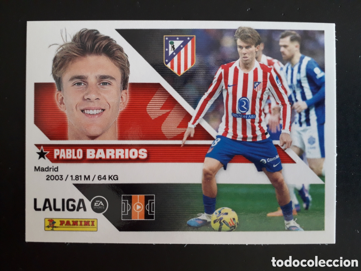 Football Stickers: BARRIOS AT MADRID N&deg; 12 ED ESTE 2026 2027 26 27 SIN PEGAR PEDIDO M&Iacute;NIMO 3&euro;
