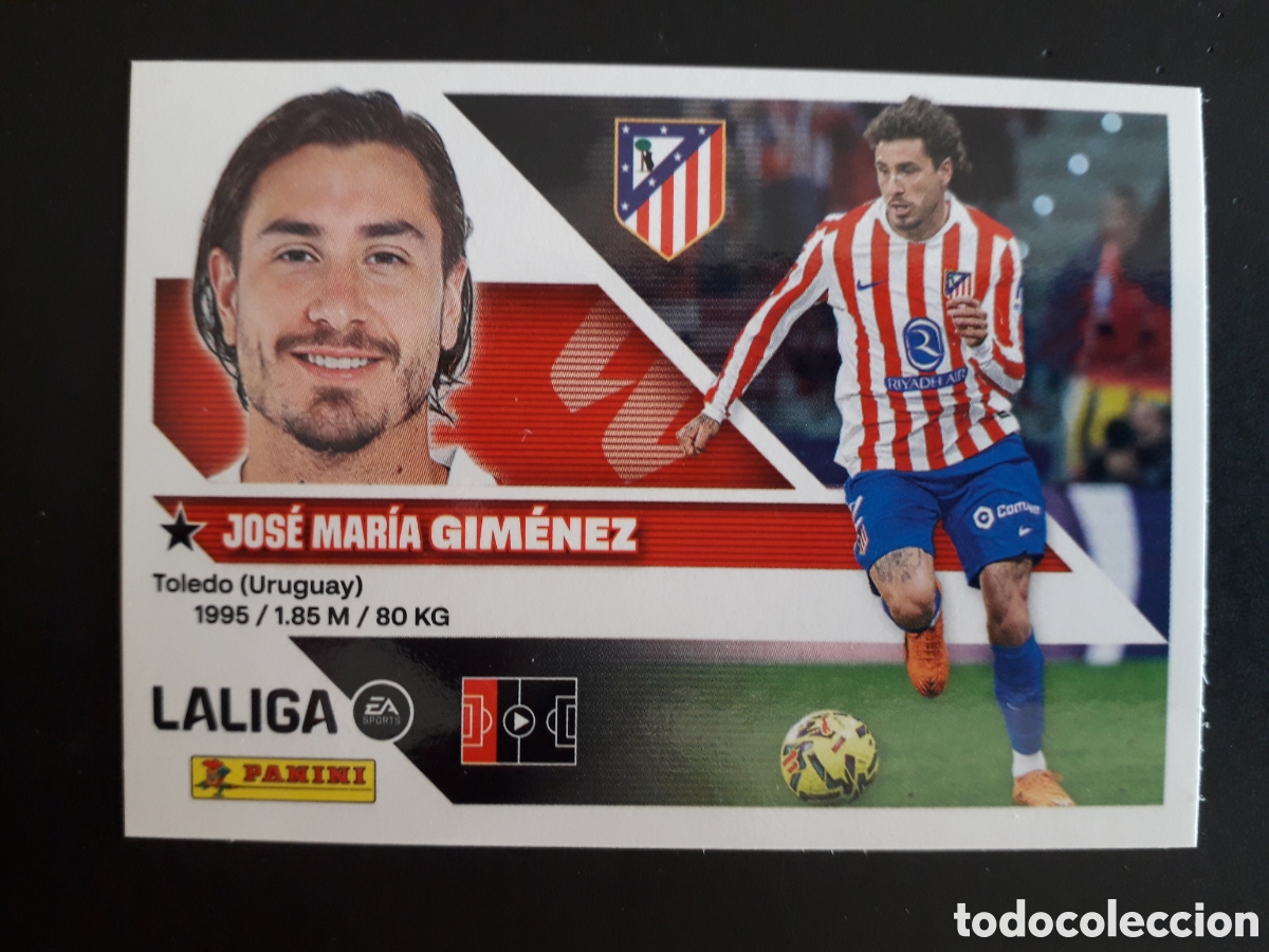 Cromos de f&uacute;tbol: GIM&Eacute;NEZ AT MADRID N&deg; 8B ED ESTE 2026 2027 26 27 SIN PEGAR PEDIDO M&Iacute;NIMO 3&euro;
