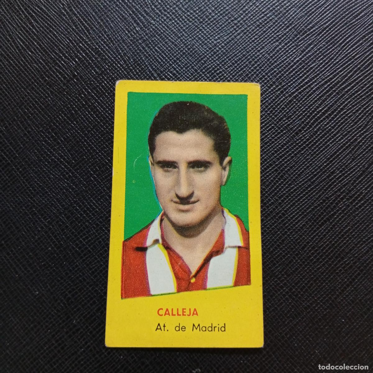 Cromos de f&uacute;tbol: CALLEJA AT MADRID BRUGUERA 1960 1961 CROMO FUTBOL 60 61 LIGA - DESPEGADO - A42 PG7
