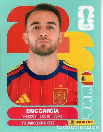 Cromos de f&uacute;tbol: CROMO PANINI MUNDIAL WORLD CUP 2026 ACTUALIZACI&Oacute;N JUG&Oacute;N - ESP J8 - ERIC GARC&Iacute;A - ESPA&Ntilde;A - NO OFERTAS