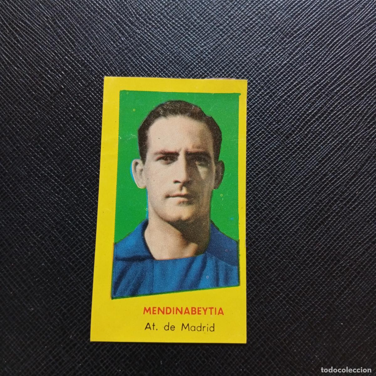 Cromos de f&uacute;tbol: MENDINABEYTIA AT MADRID BRUGUERA 1960 1961 CROMO FUTBOL 60 61 LIGA - DESPEGADO - A42 PG7