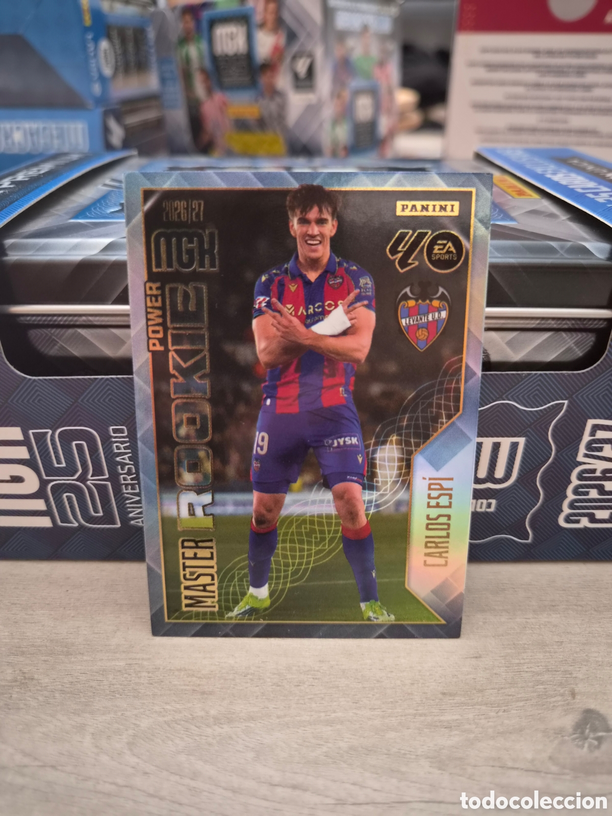 Cromos de f&uacute;tbol: P408 Master Rookie Power Carlos Espi Megacracks 26/27