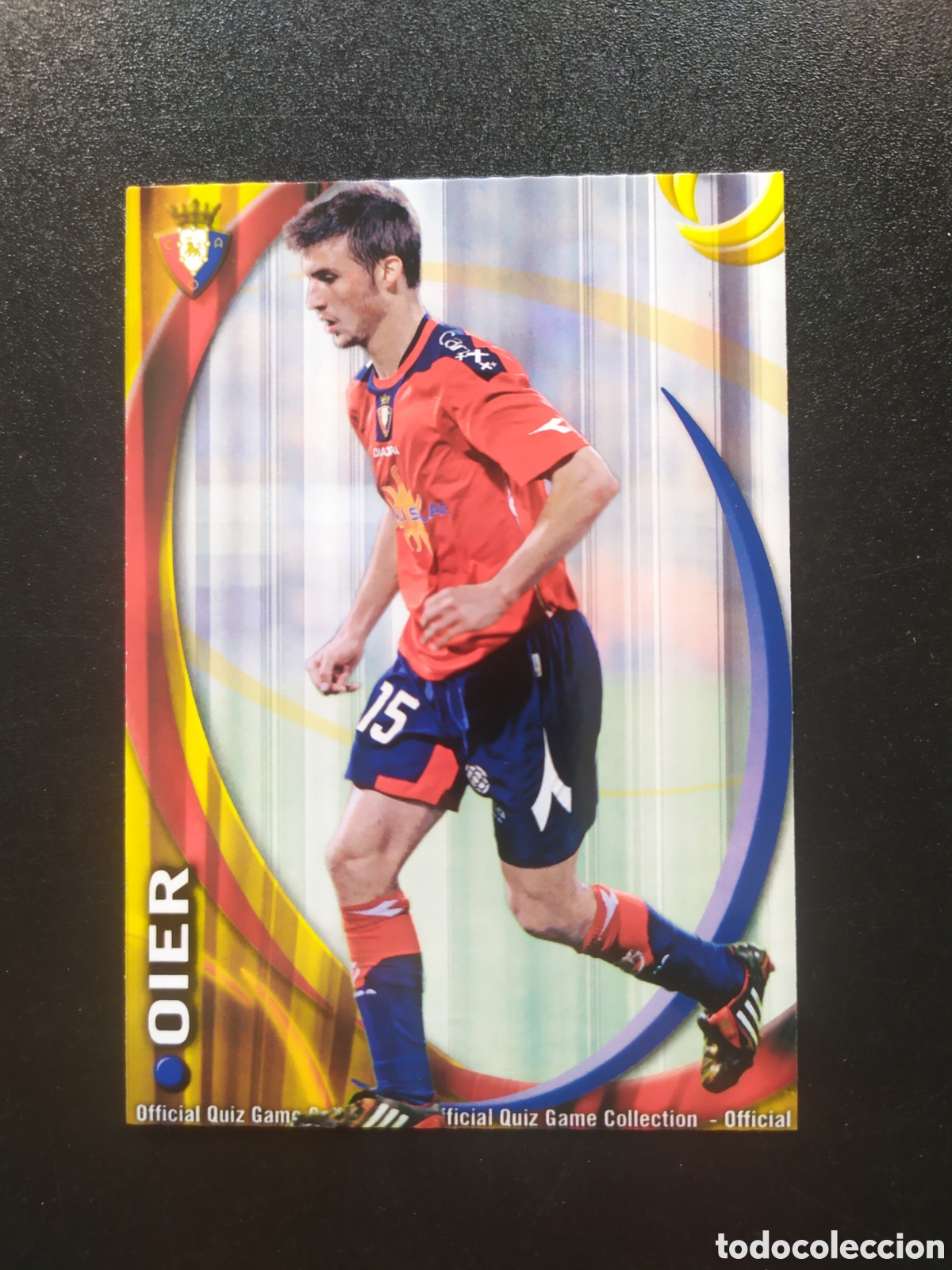 Cromos de f&uacute;tbol: Mundicromo fichas Liga 2010 2011 10 11 Oier n&deg; 311 Osasuna