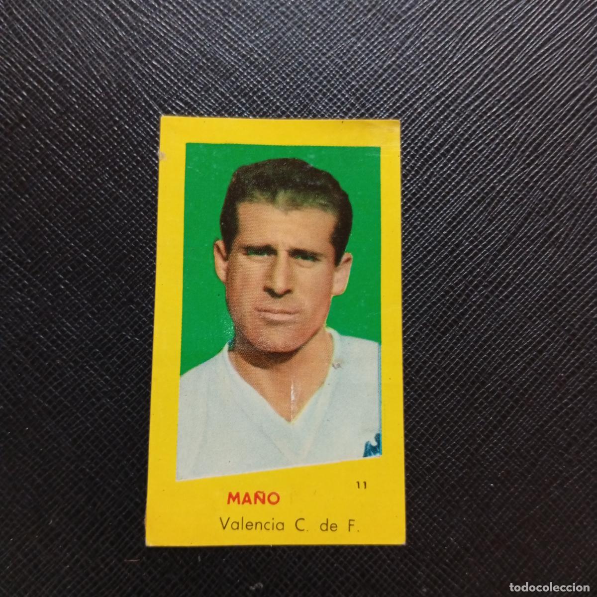Cromos de f&uacute;tbol: 11 MA&Ntilde;O VALENCIA BRUGUERA 1960 1961 CROMO FUTBOL 60 61 LIGA - DESPEGADO - A42 PG15