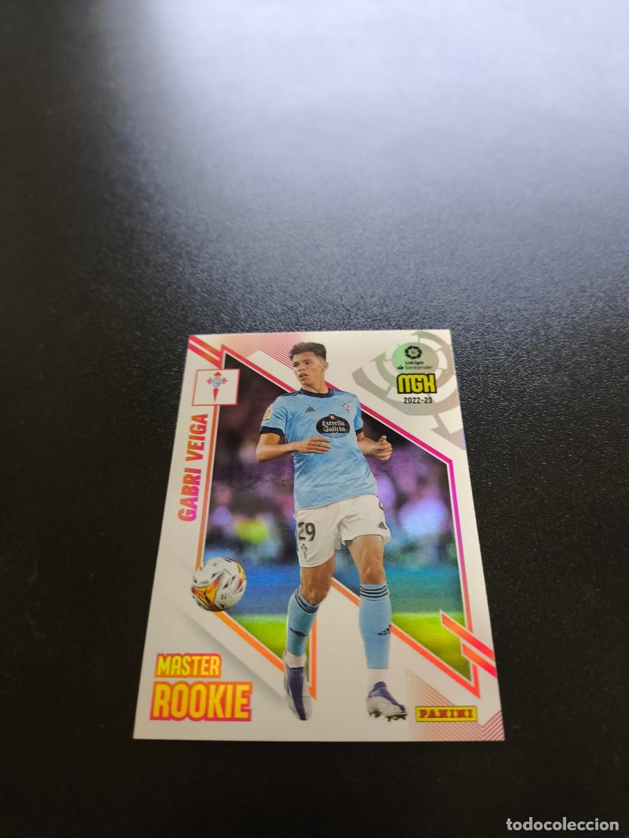 Cromos de f&uacute;tbol: 413 Gabri Veiga CELTA MASTER ROOKIE PANINI LIGA MEGACRACKS MGK 2022 2023 22 23 NO ESTE