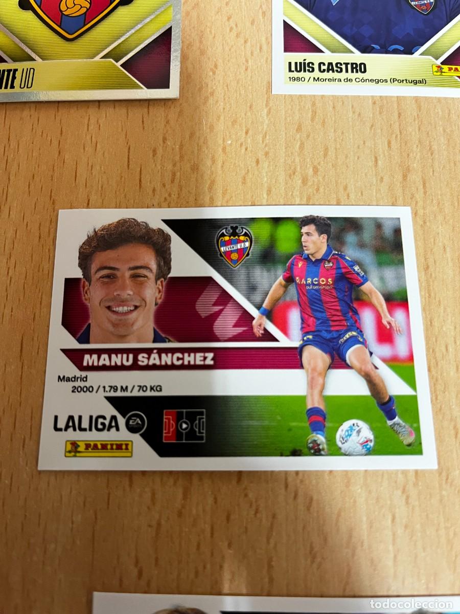 Cromos de f&uacute;tbol: LIGA ESTE 2026 2027 26 27 PANINI N&ordm; 9 MANU SANCHEZ LEVANTE