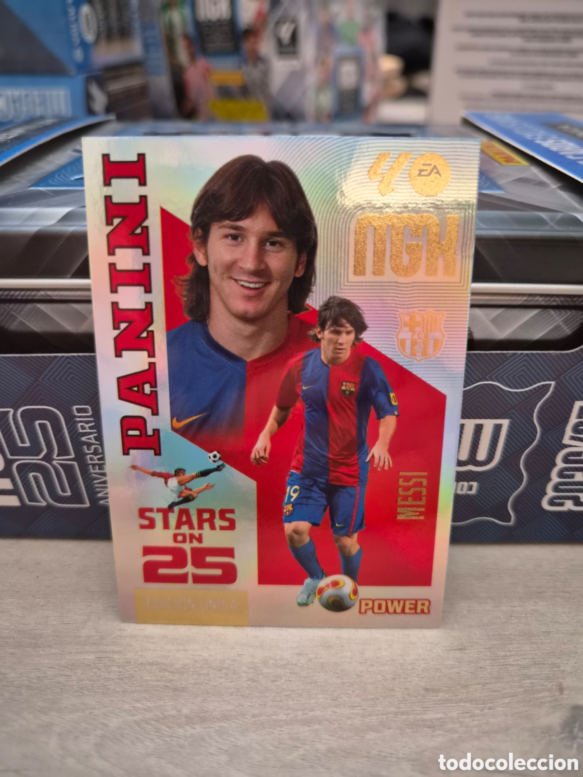 Fu&szlig;ball-Sticker: P440 Stars On 25 Power Messi Megacracks 26/27