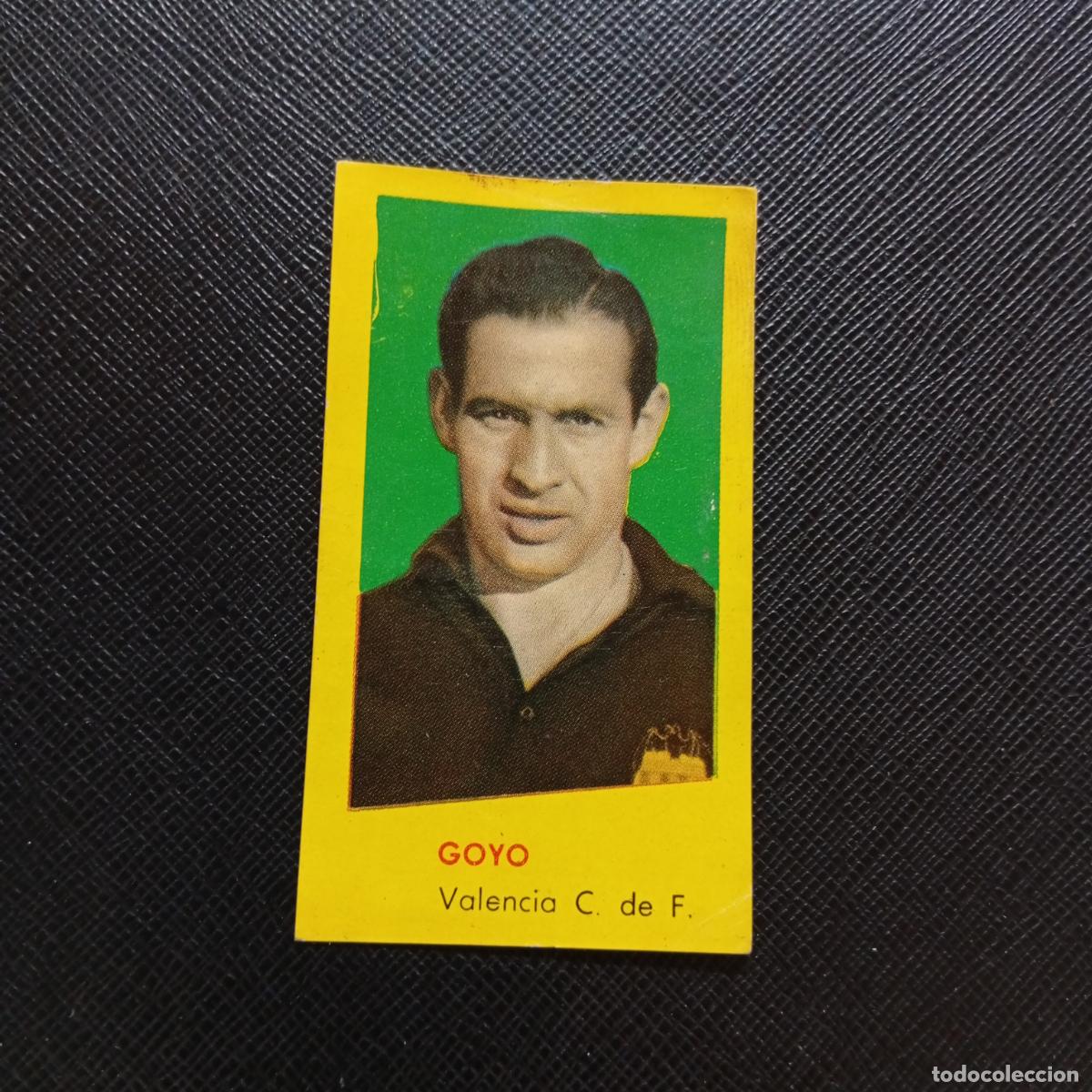 Cromos de f&uacute;tbol: GOYO VALENCIA BRUGUERA 1960 1961 CROMO FUTBOL 60 61 LIGA - DESPEGADO - A42 PG23