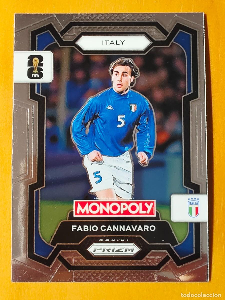 Cromos de f&uacute;tbol: No. 36 Fabio Cannavaro, Italia, Panini Prizm World Cup 2026 Monopoly Mundial 26