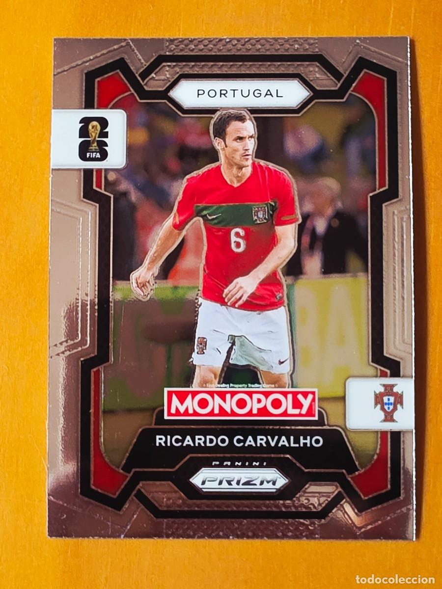 Cromos de f&uacute;tbol: No. 32 Ricardo Carvalho, Portugal, Panini Prizm World Cup 2026 Monopoly Mundial 26