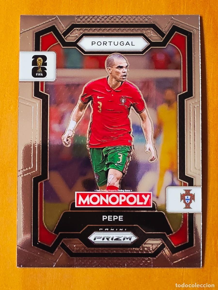 Cromos de f&uacute;tbol: No. 28 Pepe, Portugal, Panini Prizm World Cup 2026 Monopoly Mundial 26