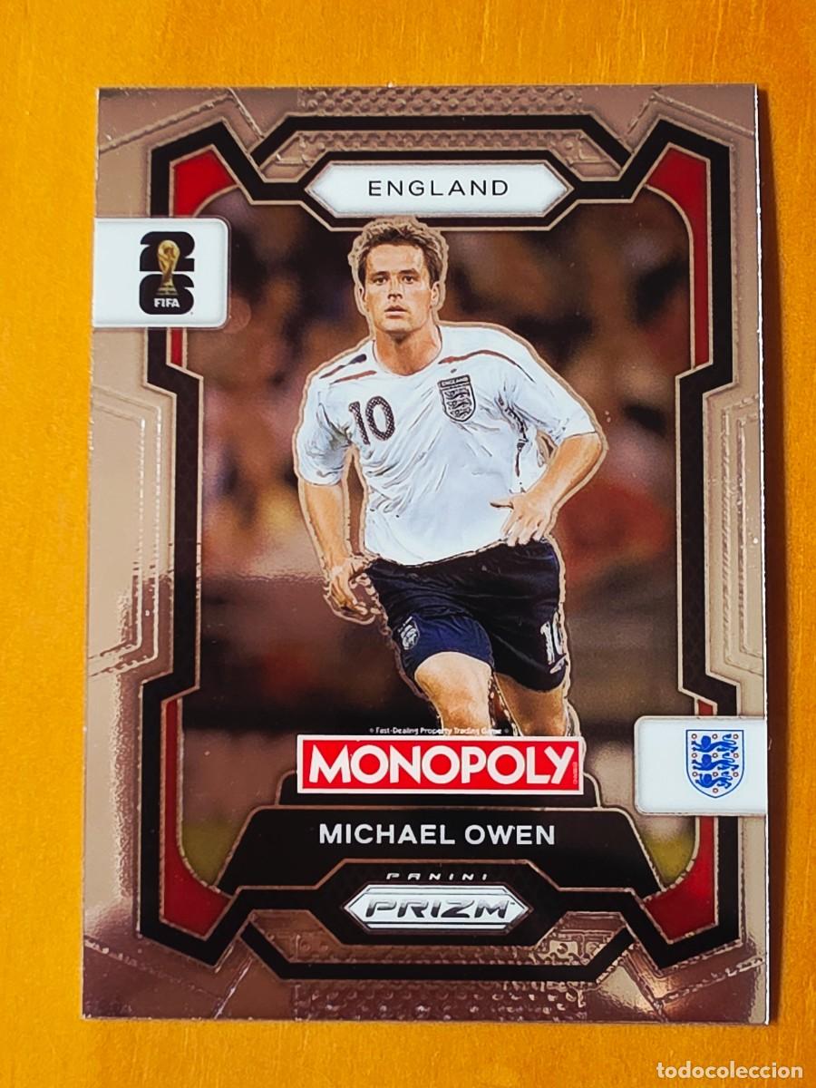 Cromos de f&uacute;tbol: No. 26 Michael Owen, Inglaterra, Panini Prizm World Cup 2026 Monopoly Mundial 26