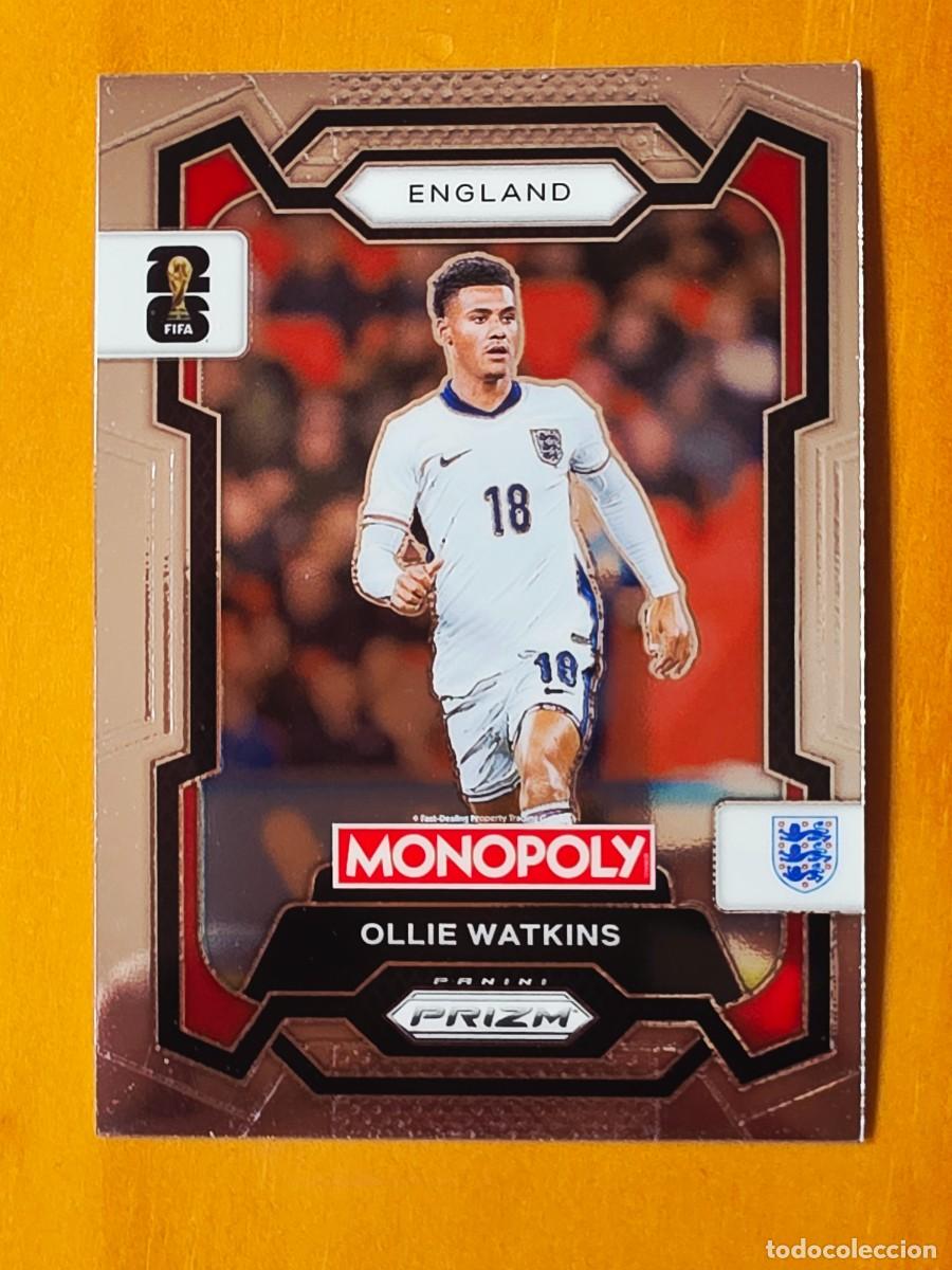 Cromos de f&uacute;tbol: No. 25 Ollie Watkins, Inglaterra, Panini Prizm World Cup 2026 Monopoly Mundial 26