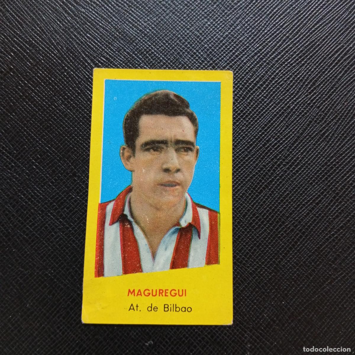 Cromos de f&uacute;tbol: MAGUREGUI BILBAO BRUGUERA 1960 1961 CROMO FUTBOL 60 61 LIGA - DESPEGADO - A42 PG30