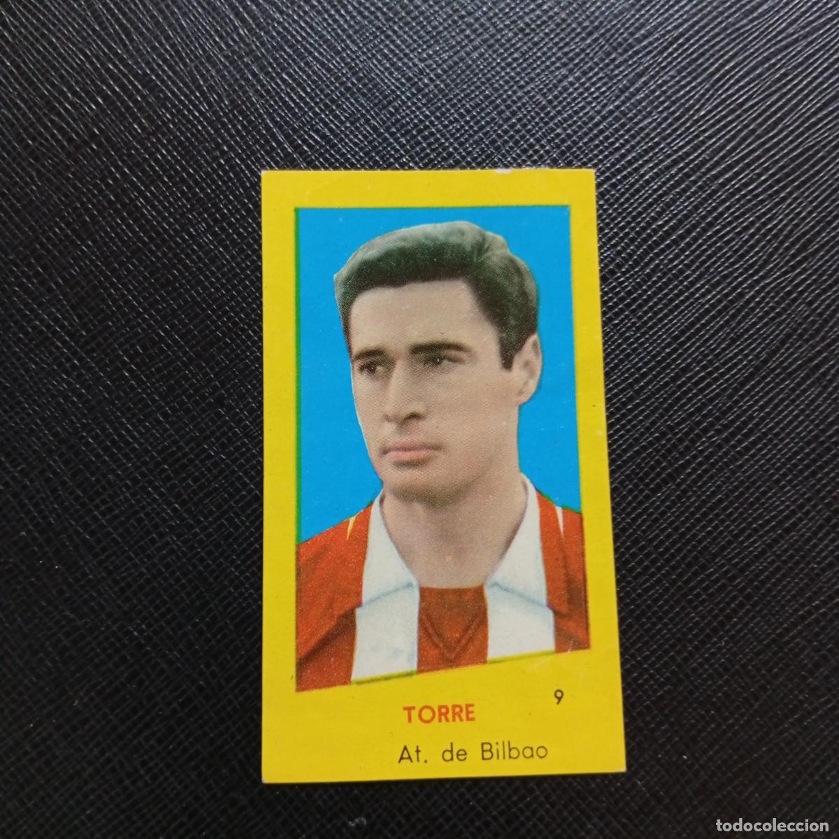 Cromos de f&uacute;tbol: 9 TORRES BILBAO BRUGUERA 1960 1961 CROMO FUTBOL 60 61 LIGA - DESPEGADO - A42 PG32