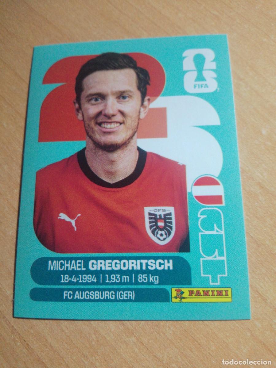 Fu&szlig;ball-Sticker: GREGORITSCH AUSTRIA AUT 19 MUNDIAL FIFA WORLD CUP 2026 26 PANINI STICKERS NUEVO