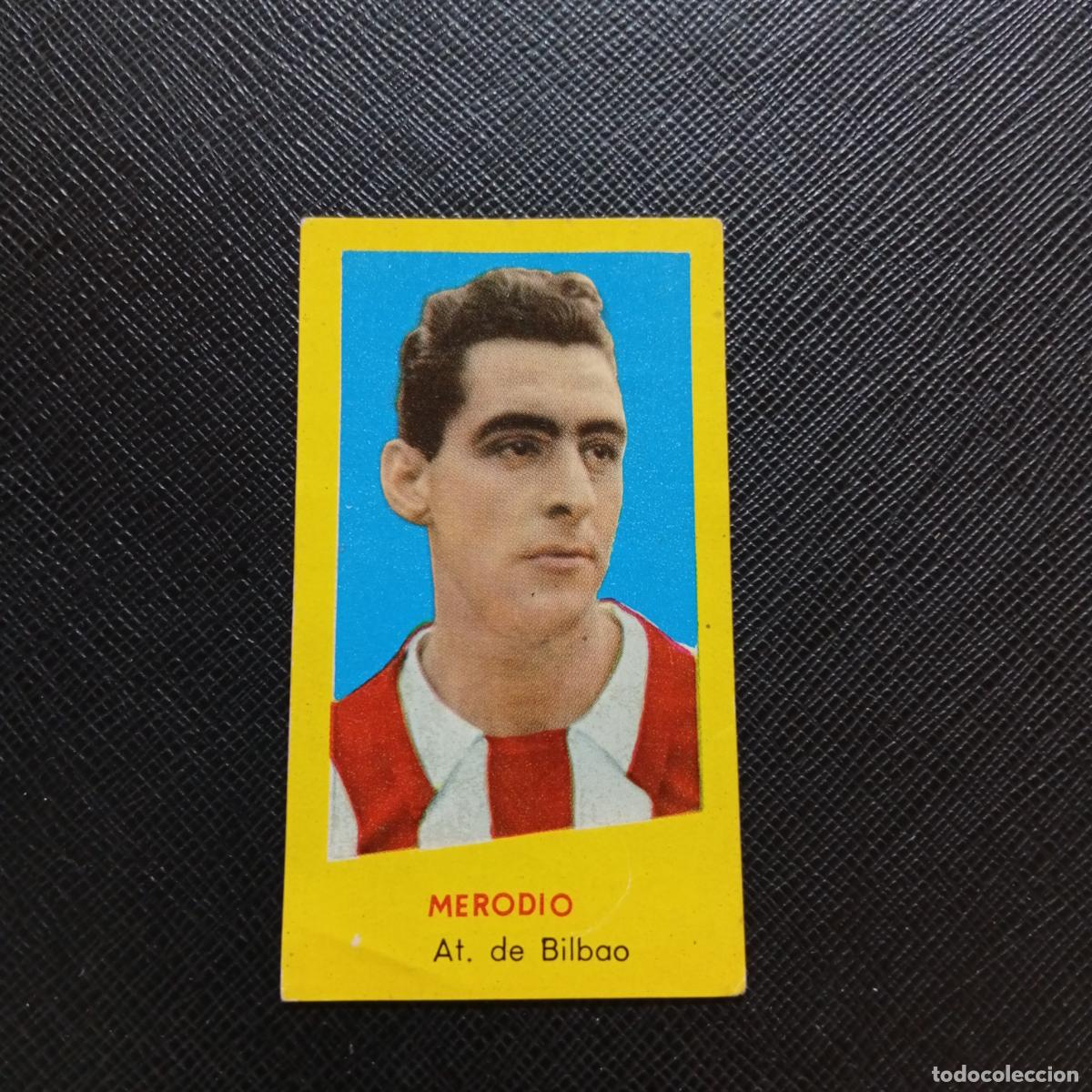 Fu&szlig;ball-Sticker: MERODIO BILBAO BRUGUERA 1960 1961 CROMO FUTBOL 60 61 LIGA - DESPEGADO - A42 PG33