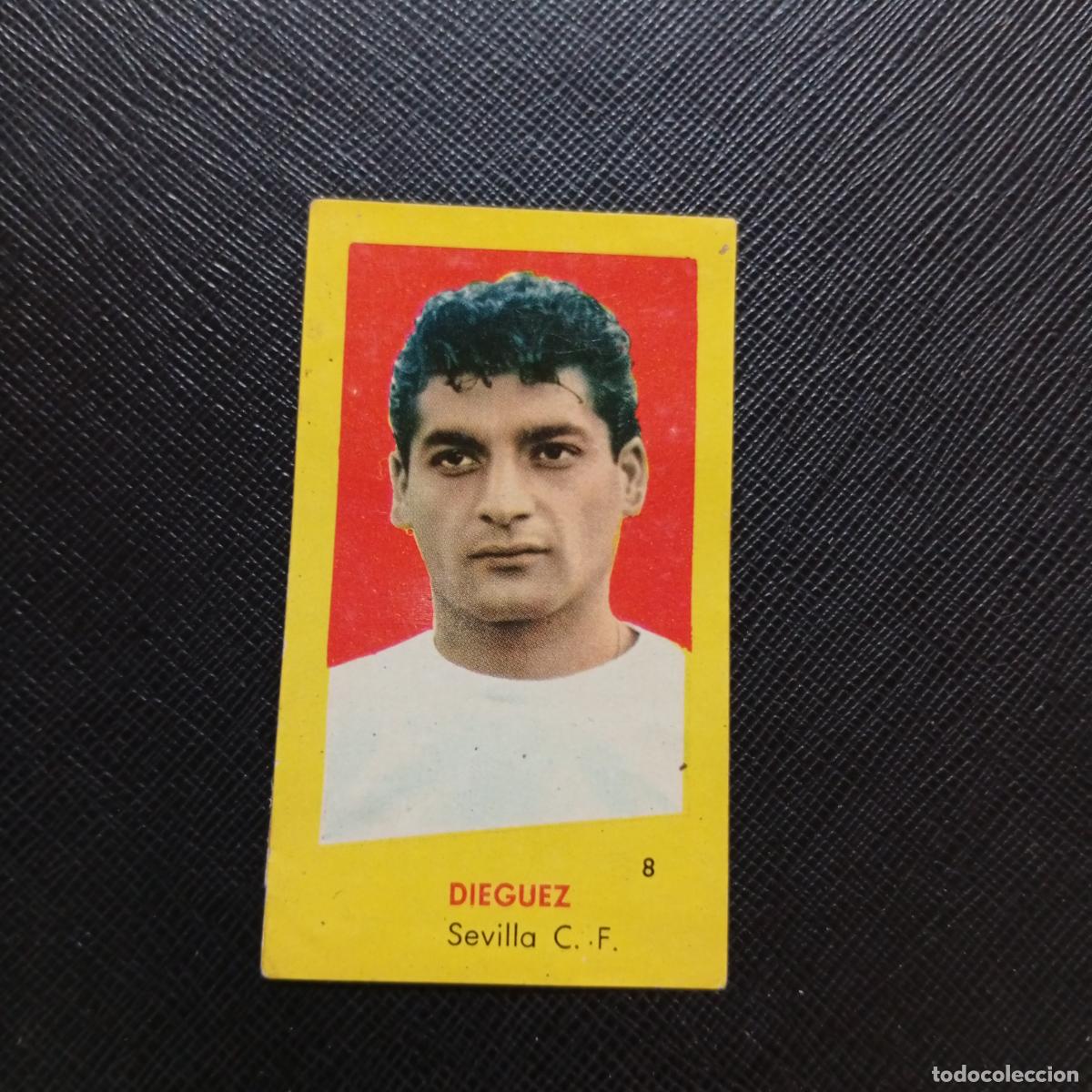 Figurine di Calcio: 8 DIEGUEZ SEVILLA BRUGUERA 1960 1961 CROMO FUTBOL 60 61 LIGA - DESPEGADO - A42 PG33
