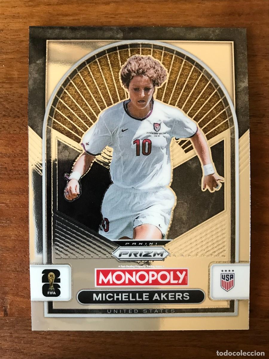 Figurine di Calcio: MICHELLE AKERS - ESTADOS UNIDOS - PANINI MONOPOLY PRIZM WORLD CUP - 2026 26