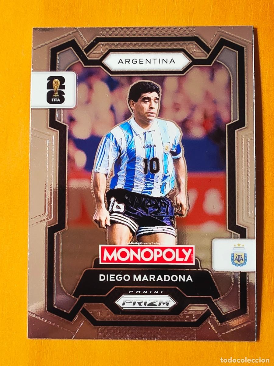 Figurine di Calcio: No. 3 Diego Armando Maradona, Argentina, Panini Prizm World Cup 2026 Monopoly Mundial 26