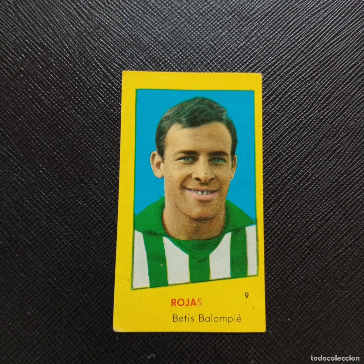 Figurine di Calcio: 9 ROJAS REAL BETIS BRUGUERA 1960 1961 CROMO FUTBOL 60 61 LIGA - DESPEGADO - A42 PG35