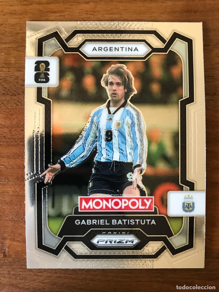 Figurine di Calcio: GABRIEL BATISTUTA - ARGENTINA - PANINI MONOPOLY PRIZM WORLD CUP - 2026 26