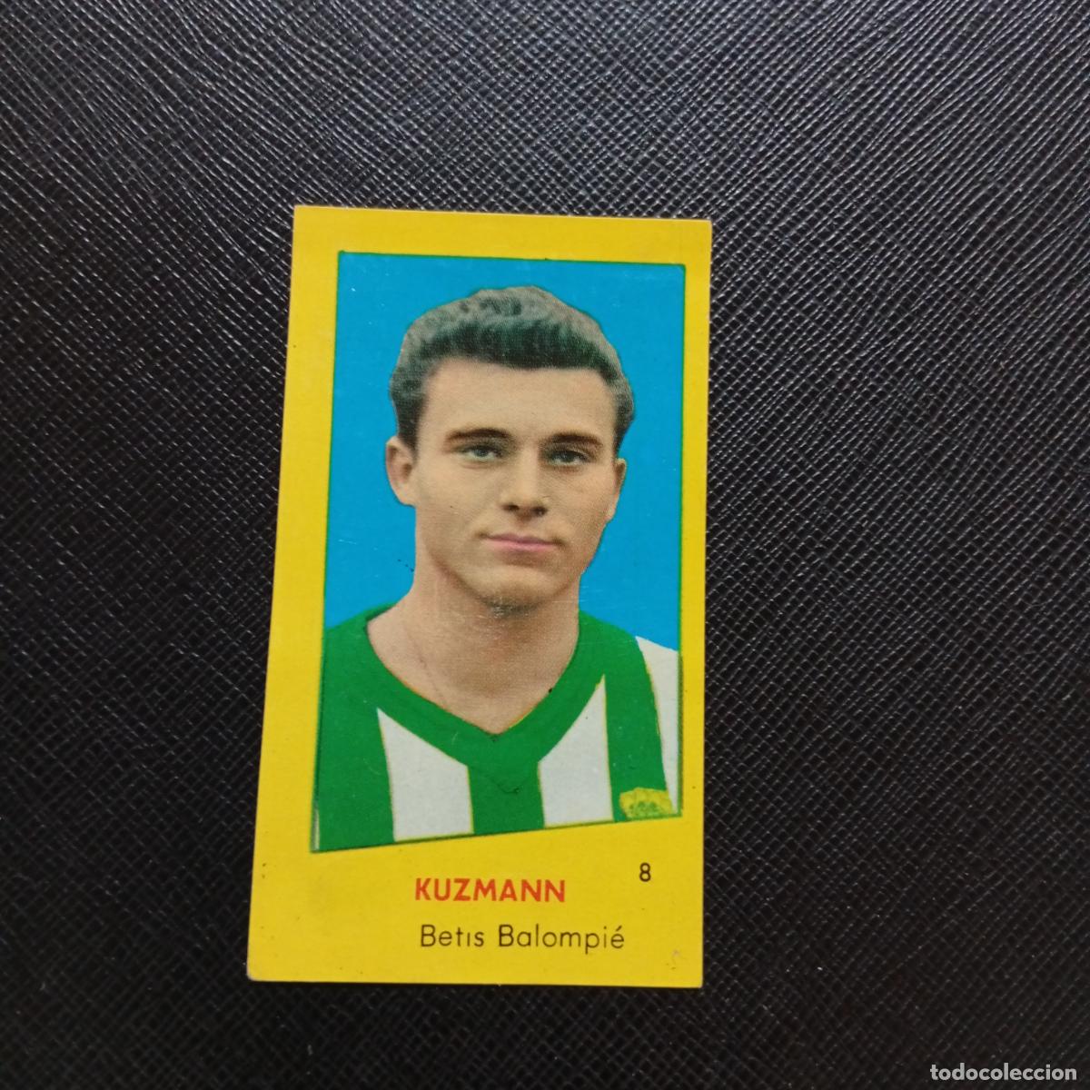 Figurine di Calcio: 8 KUZMANN REAL BETIS BRUGUERA 1960 1961 CROMO FUTBOL 60 61 LIGA - DESPEGADO - A42 PG36