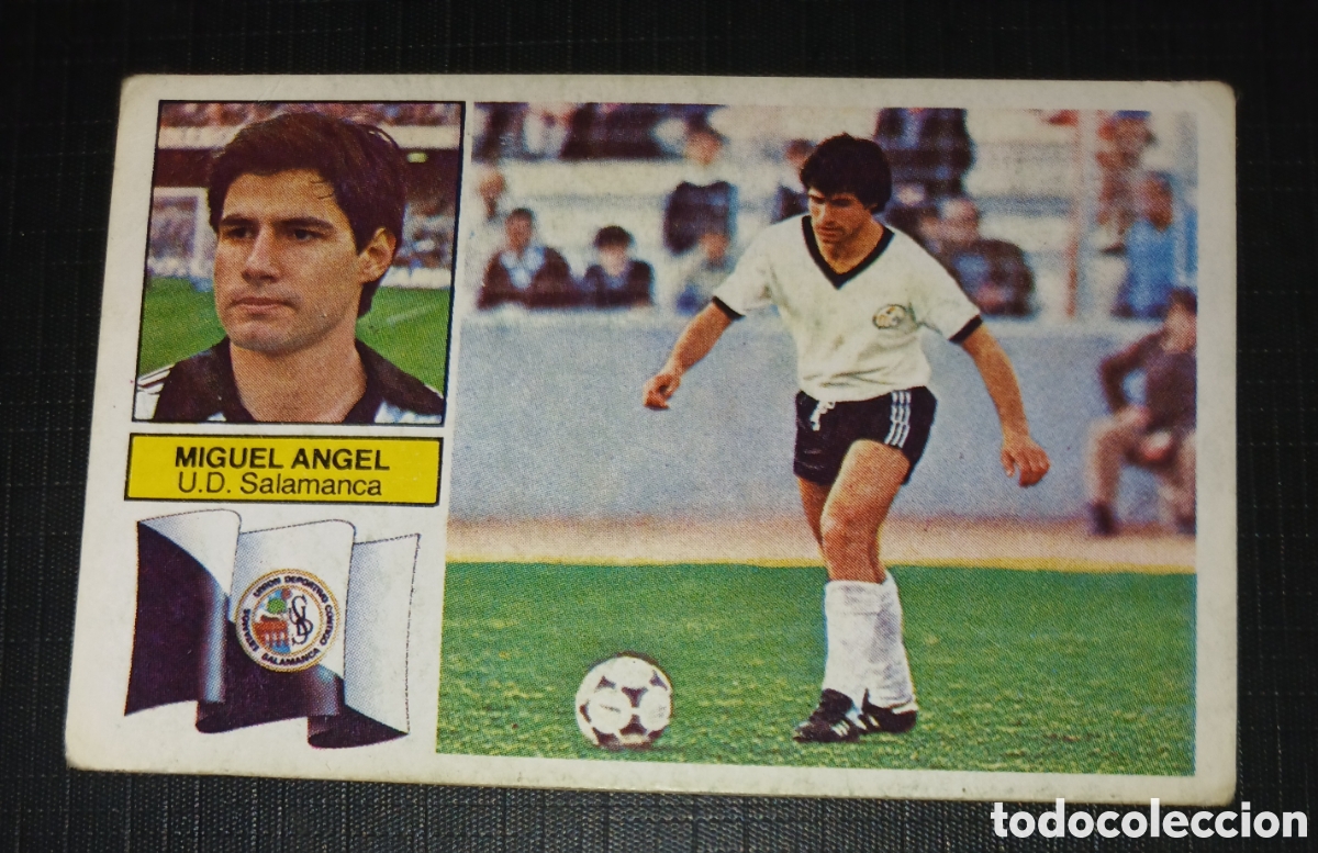 Cromos de f&uacute;tbol: Cromo Miguel Angel U.D. Salamanca Ed. Este Liga 1982 1983 82-83 Sin pegar, nunca pegado