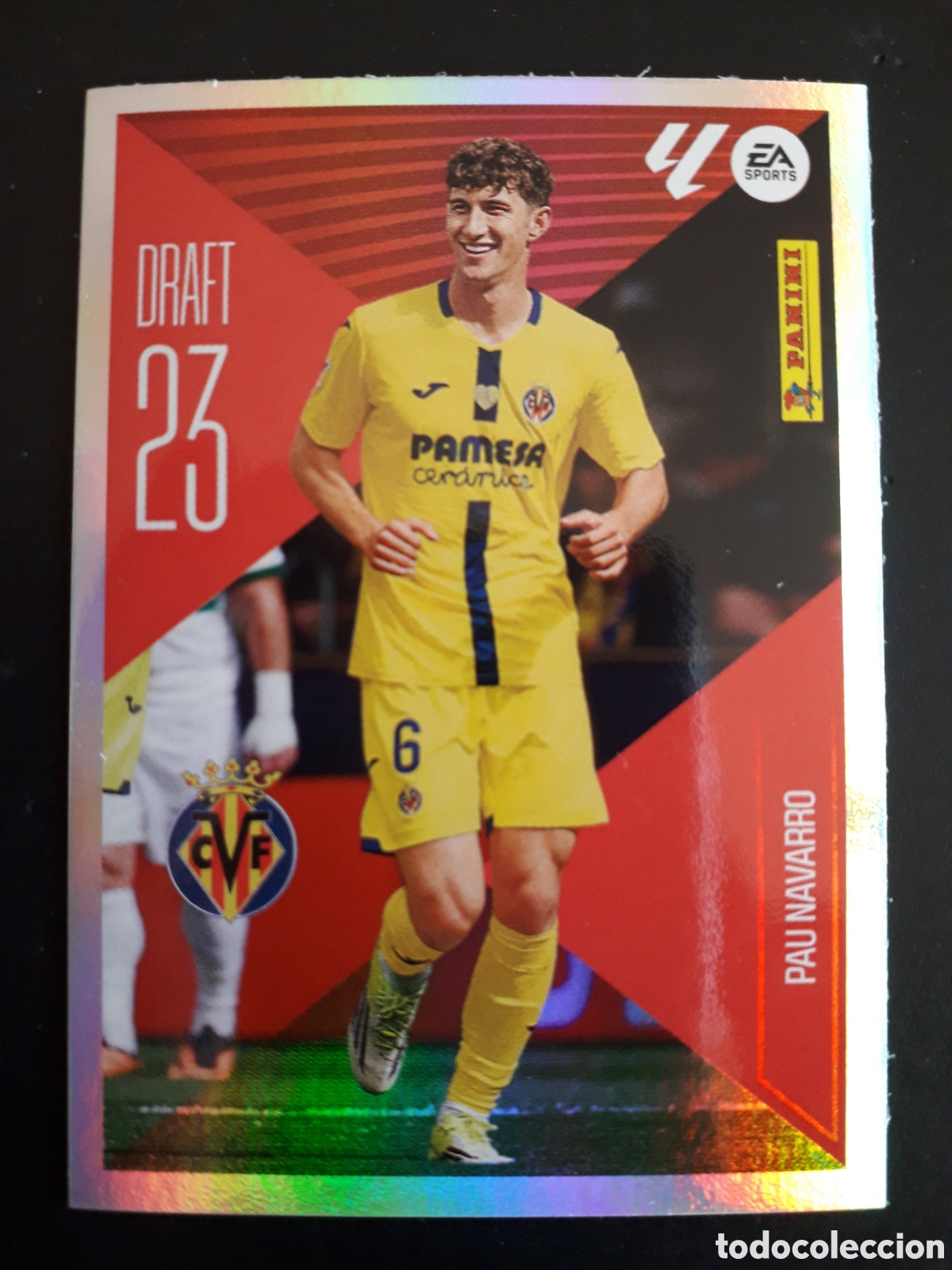 Cromos de f&uacute;tbol: PAU NAVARRO, VILLARREAL DRAFT 23 N&deg; 18 ED ESTE 2026 2027 26 27 SIN PEGAR PEDIDO M&Iacute;NIMO 3&euro;
