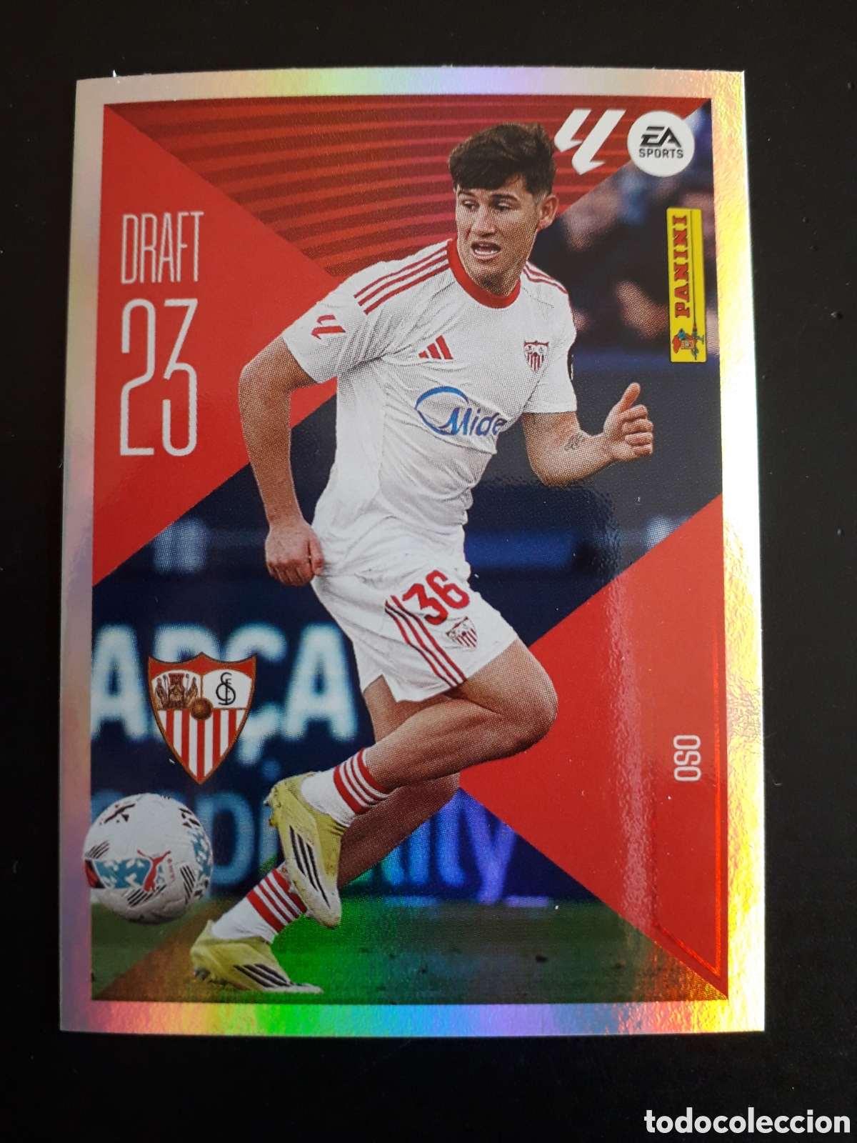 Cromos de f&uacute;tbol: OSO, SEVILLA DRAFT 23 N&deg; 17 ED ESTE 2026 2027 26 27 SIN PEGAR PEDIDO M&Iacute;NIMO 3&euro;