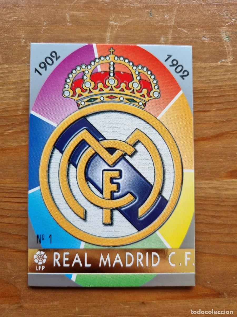 Figurine di Calcio: 1 ESCUDO (Real Madrid CF) ERR&Oacute;NEO. Las Fichas de la Liga 1997 1998 97 98 (Mundicromo)