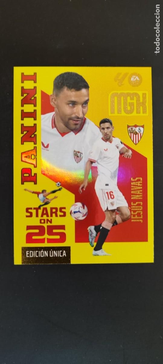 Fu&szlig;ball-Sticker: MEGACRACKS 26/27 CARD STARS ON 25 JESUS NAVAS SEVILLA # 437 PANINI