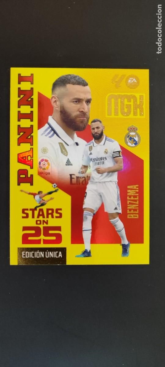 Figurine di Calcio: MEGACRACKS 26/27 CARD STARS ON 25 BENZEMA REAL MADRID # 441 PANINI